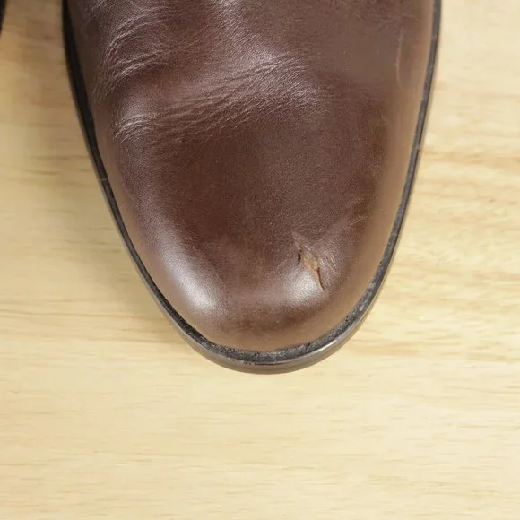 Anne Klein Maemmie Leather Riding Boots 7.5 - Picture 9 of 13